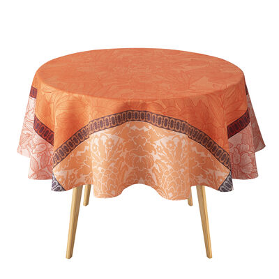 Nappe Escapade Tropicale Goyave &Oslash;175 100% lin