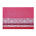 Coated placemat Mumbai Enduit Pink 20"x14" 100% cotton, , hi-res image number 2