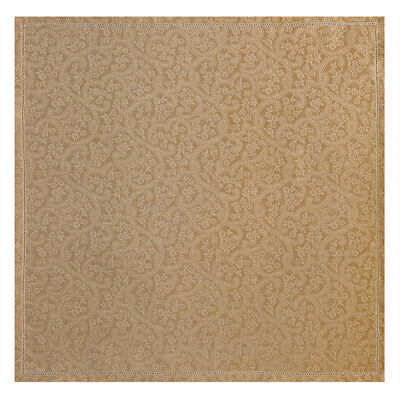 Napkin Portofino Fiori Brown 58x58 100% linen