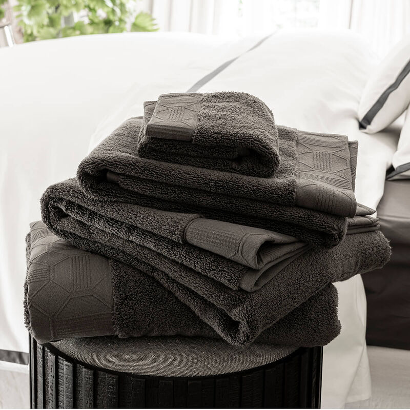 Guest towel Palacio Dark grey 30x50 100% cotton, , hi-res image number 1