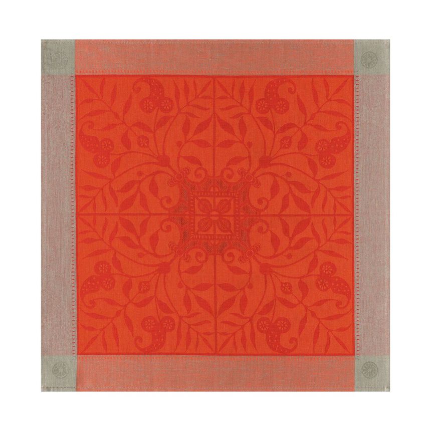 Napkin Venezia Cornelian 23"x23" 100% linen, , hi-res image number 1