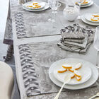 Placemat Forêt enchantée Grey 20"x14" 100% cotton, , hi-res image number 0