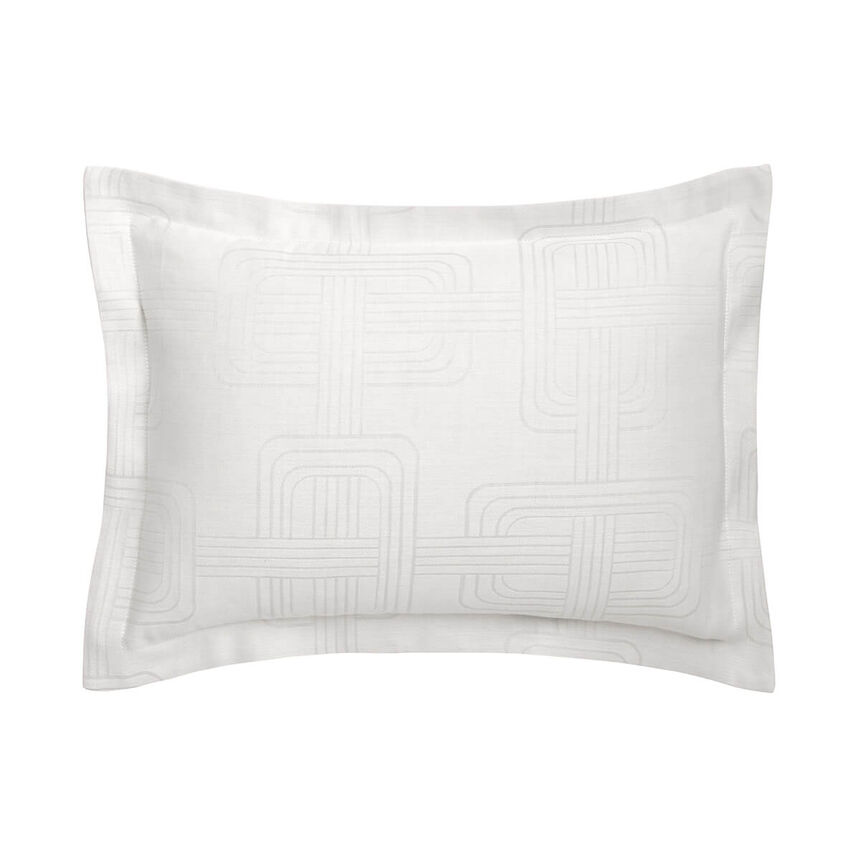 Shams H&ocirc;tel particulier Grey 30X41 50% cotton - 50 % linen, , hi-res image number 1