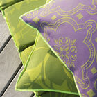 Cushion cover Bahia Green 12"x20" Acrylic, , hi-res image number 3