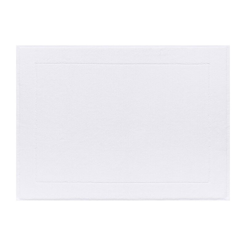 Bath mat Caresse White 24"x31" 100% cotton, , hi-res image number 0