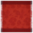 Tablecloth Souveraine  Red 69"x69" 100% linen, , hi-res image number 4
