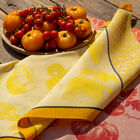 Tea towel Tomates Yellow 24"x31" 100% cotton, , hi-res image number 0