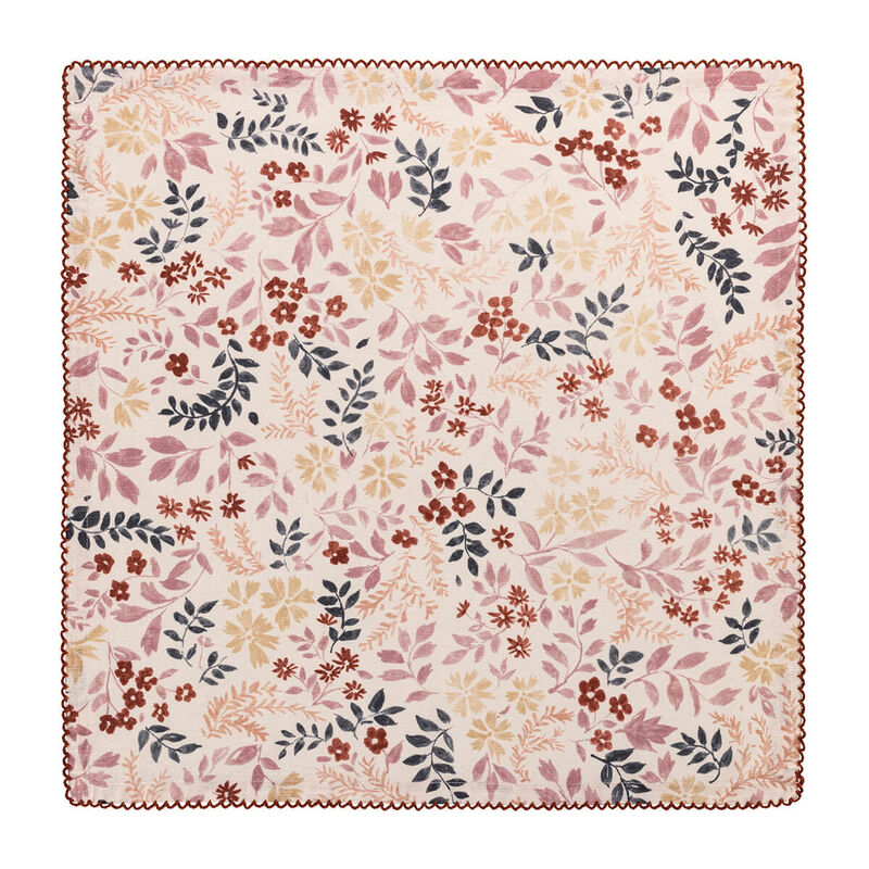 Serviette de table Campagne Rose 45x45 50% coton - 50% lin, , hi-res image number 1
