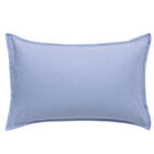 Pillowcase Nuances Blue  50% cotton - 50 % linen, , hi-res image number 2