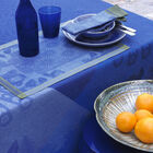 Placemat Jardin d'orient Blue 20"x14" 100% linen, , hi-res image number 0