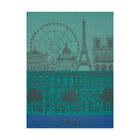 Tea towel Paris panorama Garden 60x80 100% cotton, , hi-res image number 1