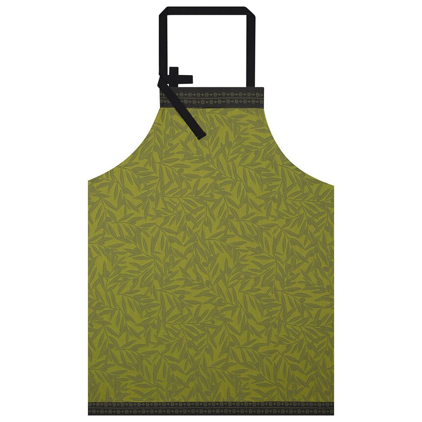 Apron Cevennes Green 35"x38" 100% cotton, , hi-res image number 0