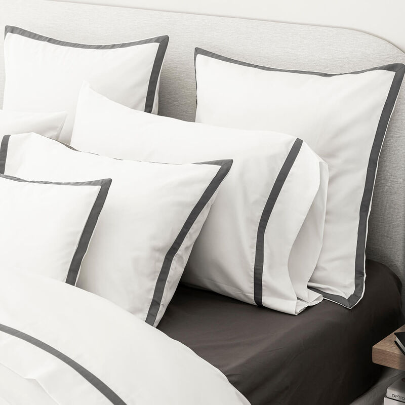 Taie décorative Apparat Fusain 66X66 100% coton, , hi-res image number 1