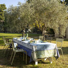Coated tablecloth Arrière-pays Coated Blue 69"x69" 100% cotton, , hi-res image number 2