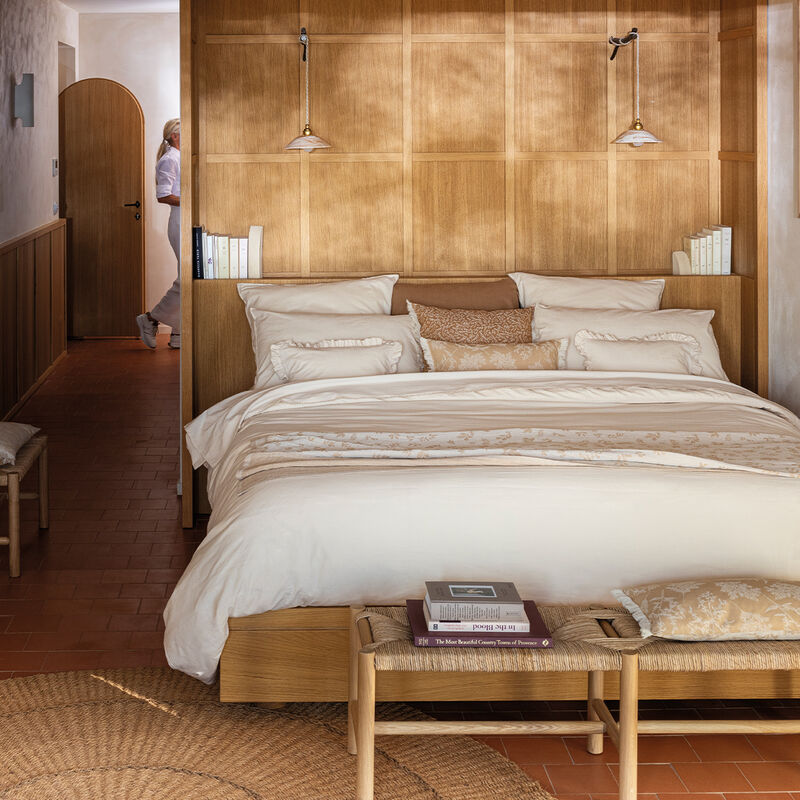 Housse de couette  Eclat Amande 173X218 100% coton, , hi-res
