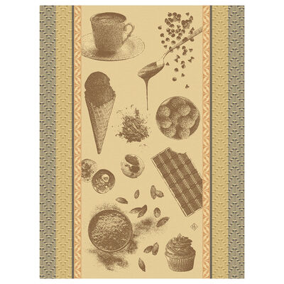 Tea towel Chocolats - Recettes Cotton,  Tea towel Chocolats - Recettes Cotton