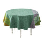 Coated tablecloth Cottage Green 69"x69" 100% cotton, , hi-res image number 1