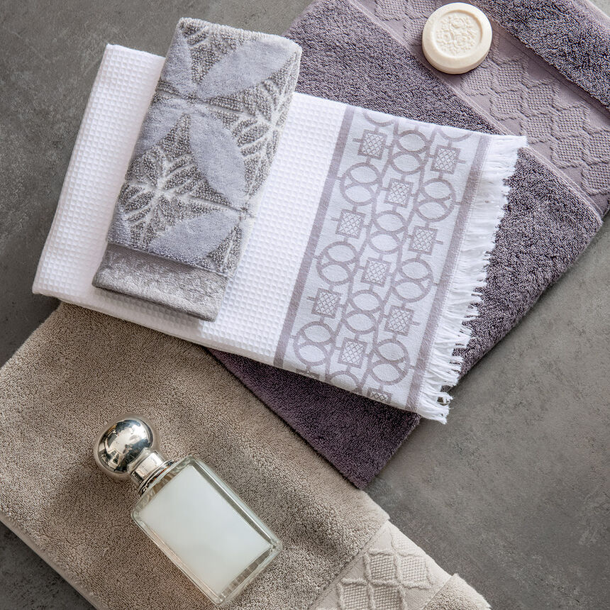 Guest towel Caresse Linen 12"x20" 100% cotton, , hi-res image number 0