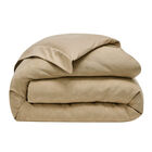 Duvet cover Arabesque Beige 88"X92"Queen 50% cotton - 50 % linen, , hi-res image number 1