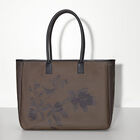 Shoulder bag Perchoir Marron  100% cotton, acrylic coating. Garnish: Cattle leather, , hi-res image number 1