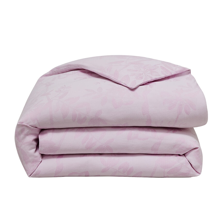 Quilt cover Pois de senteur Pink 35"X71" 100% cotton, , hi-res image number 1