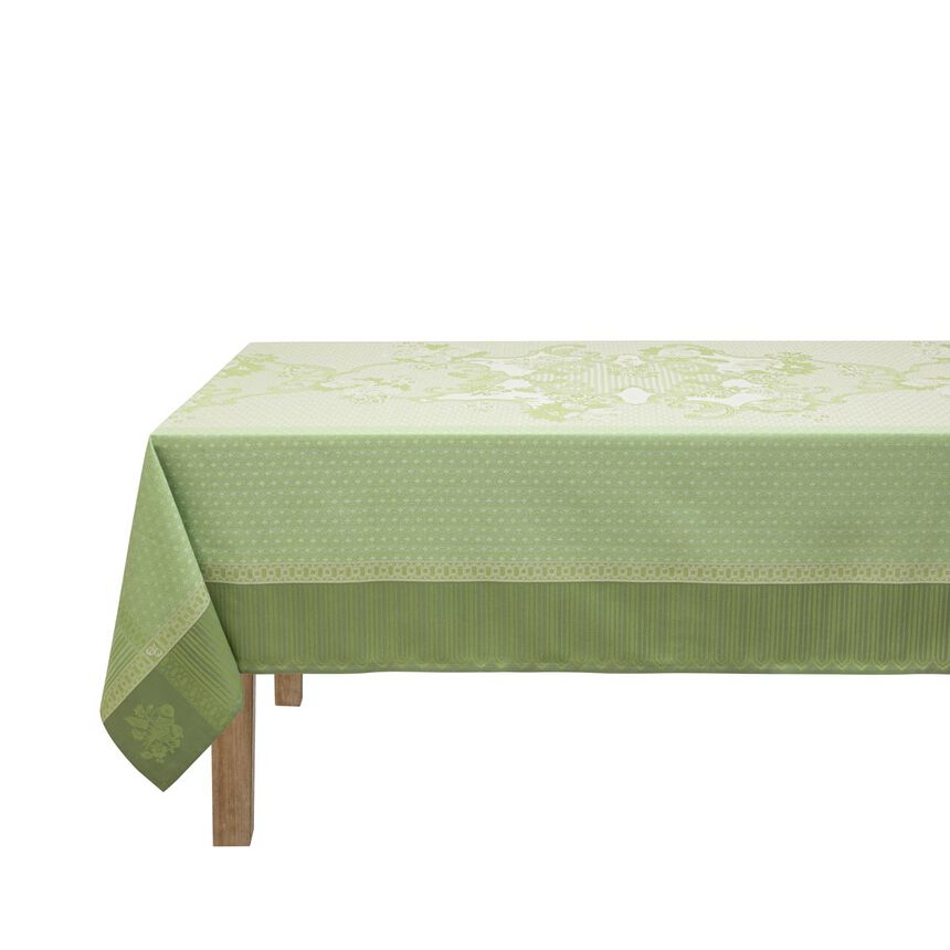 Tablecloth Promenade Imp&eacute;riale Green 120x120 100% cotton, , hi-res image number 2