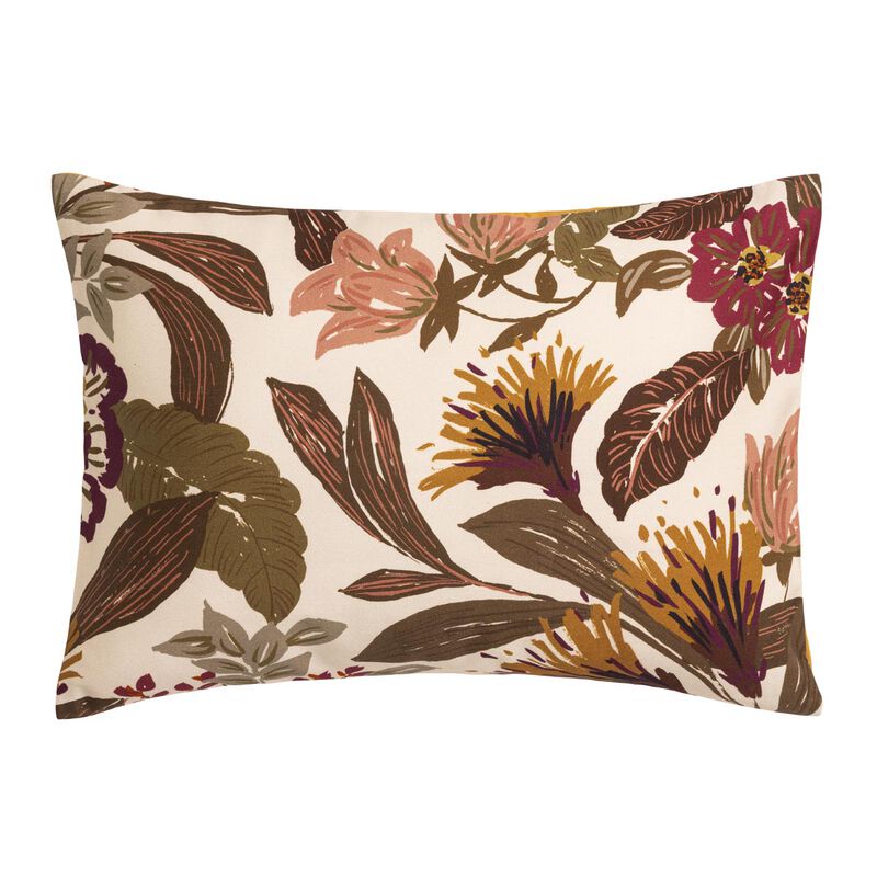 Shams Panache de fleurs Yellow 12"X16"Boudoir 100% cotton, , hi-res image number 1