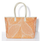 Shoulder bag Palme Orange  100% cotton, acrylic coating. Garnish: Cattle leather, , hi-res image number 2