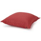 Cushion cover Ottomane Fresque Burgundy 20"x20" 100% linen, , hi-res image number 3