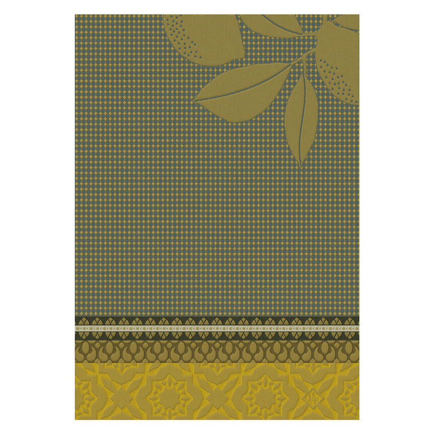 Hand towel Sous les Citronniers Yellow 21"x15" 100% cotton, , hi-res