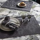 Placemat Armoiries Black 20"x14" 100% linen, , hi-res image number 1