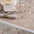 Tablecloth Instant Bucolique Beige 69"x69" 100% linen, , hi-res image number 1