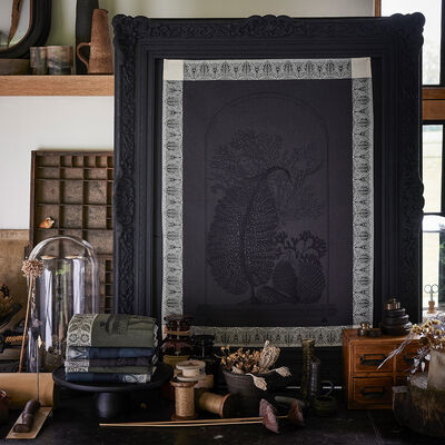 Tea towel Curiosit&eacute;s Min&eacute;rales Cotton