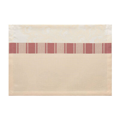 Placemat À la Française Pink 21"x15" 100% cotton