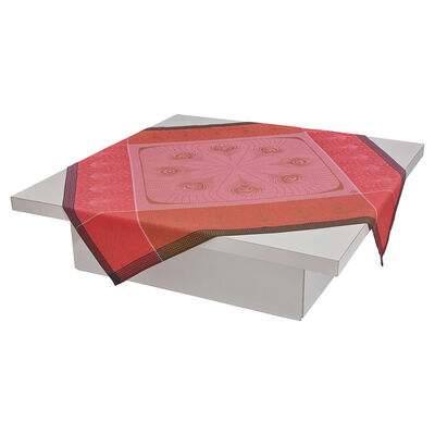 Tablecloth Cabaret Flamingo 69"x126" 100% linen