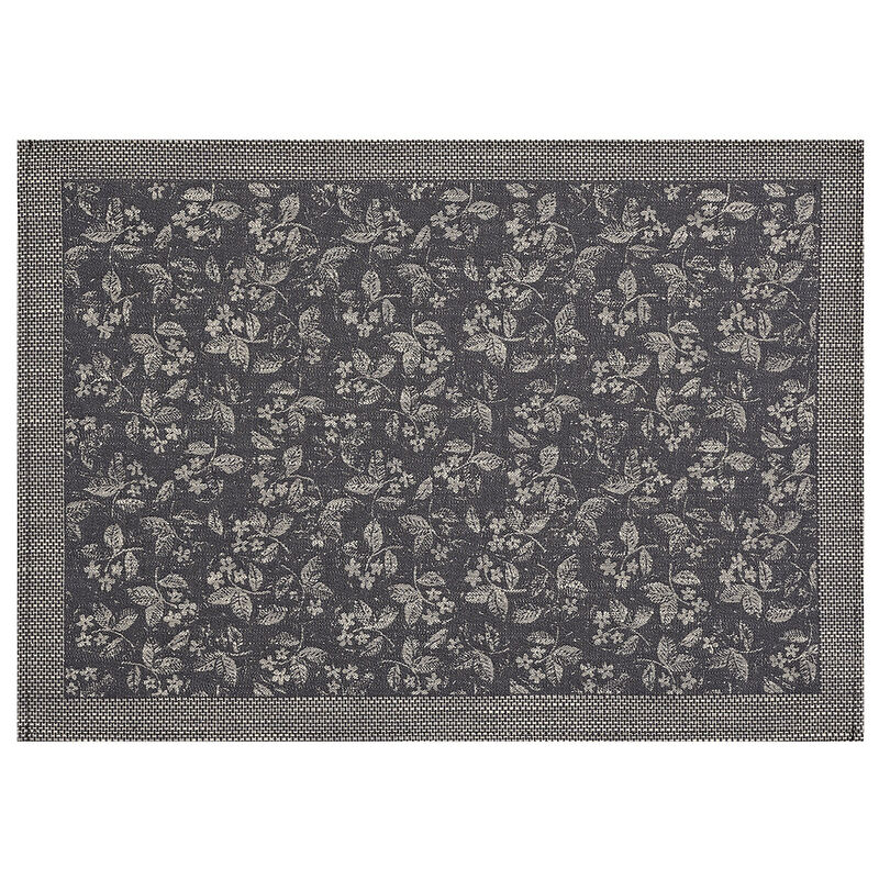 Coated placemat Slow Life Mini Carbon 20"x14" 89% cotton / 11% linen, , hi-res image number 1