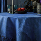 Tablecloth Forêt enchantée Blue 69"x69" 100% cotton, , hi-res image number 1