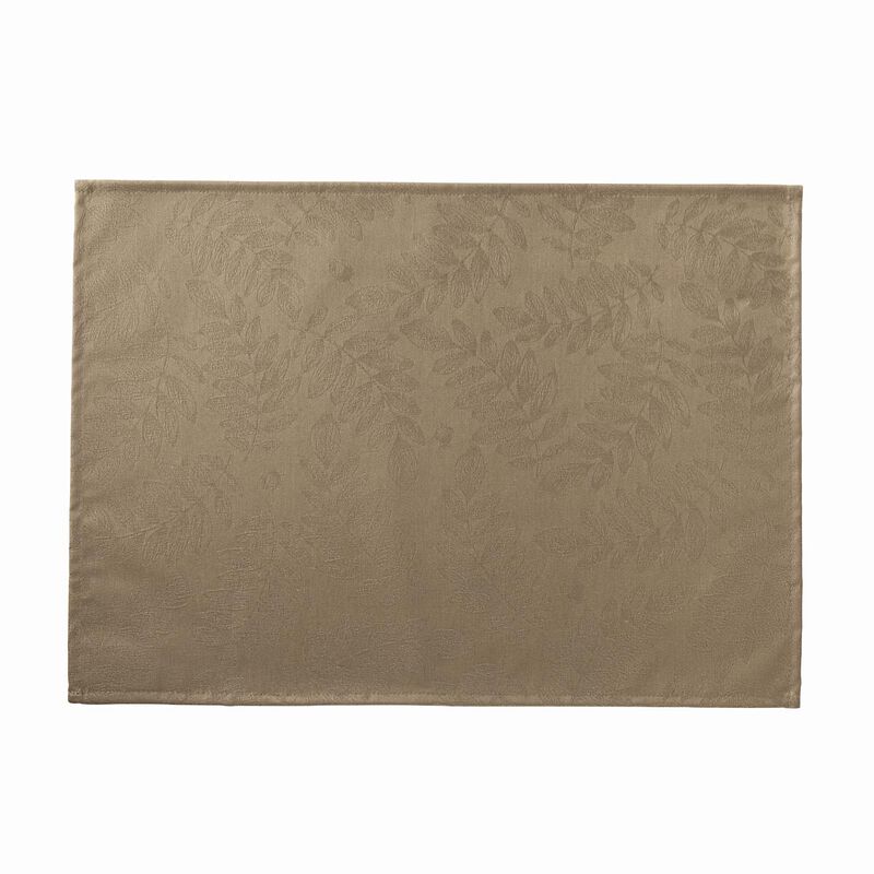 Coated placemat Vegetal mood Green 20"x14" 100% cotton, , hi-res image number 0