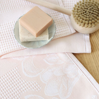 Le Jacquard Francais | Charme Grey Hand Towel by FX Dougherty Home & Gift