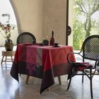 Coated tablecloth Hacienda Red 69"x69" 100% cotton, , hi-res image number 1