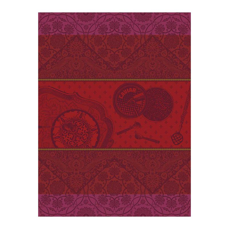 Tea towel Tsar Red 24"x31" 100% cotton, , hi-res image number 0