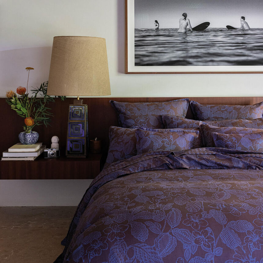 Pillowcase Sulawesi Blue 100% cotton, , hi-res image number 3