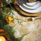 Tablecloth Féerie Yellow 47"x47" 100% cotton, , hi-res image number 5