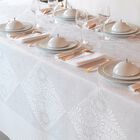 Placemat Bosphore Blanc White 21"x15" 50% cotton- 50 % linen, , hi-res image number 0