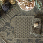 Coated placemat Sulawesi Feuillage Green 50x36 100% cotton, , hi-res image number 1