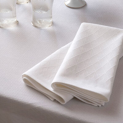 Napkin Club white 50x50 89% cotton / 11% linen,  Napkin Club white 50x50 89% cotton / 11% linen