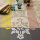 Coated tablecloth Hacienda Beige 69"x69" 100% cotton, , hi-res image number 0