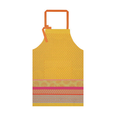 Apron Cuisine de Provence Lemon 35"x38" 100% cotton