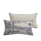 Cushion cover Dune Blue 12"x20" 100% cotton, , hi-res image number 1