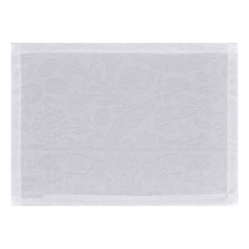 Placemat Voyage Iconique White 20"x14" 100% cotton, , hi-res image number 0
